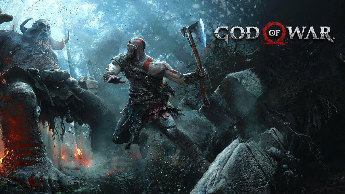 Официальный арт к игре God of War.