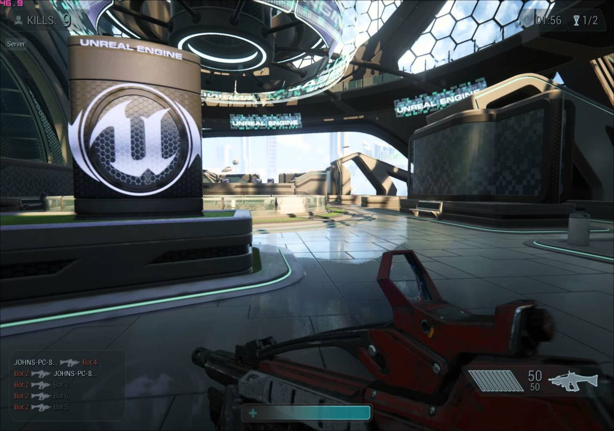 Скриншот из игры на Unreal Engine. Об этом свидетельствует даже логотип слева.