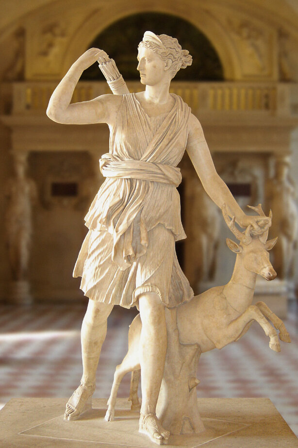 Скульптура Дианы (др. греч. Артемиды)