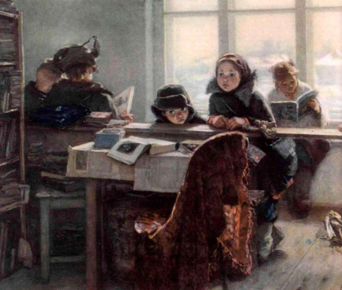 Шевандронова И.В. В сельской библиотеке.