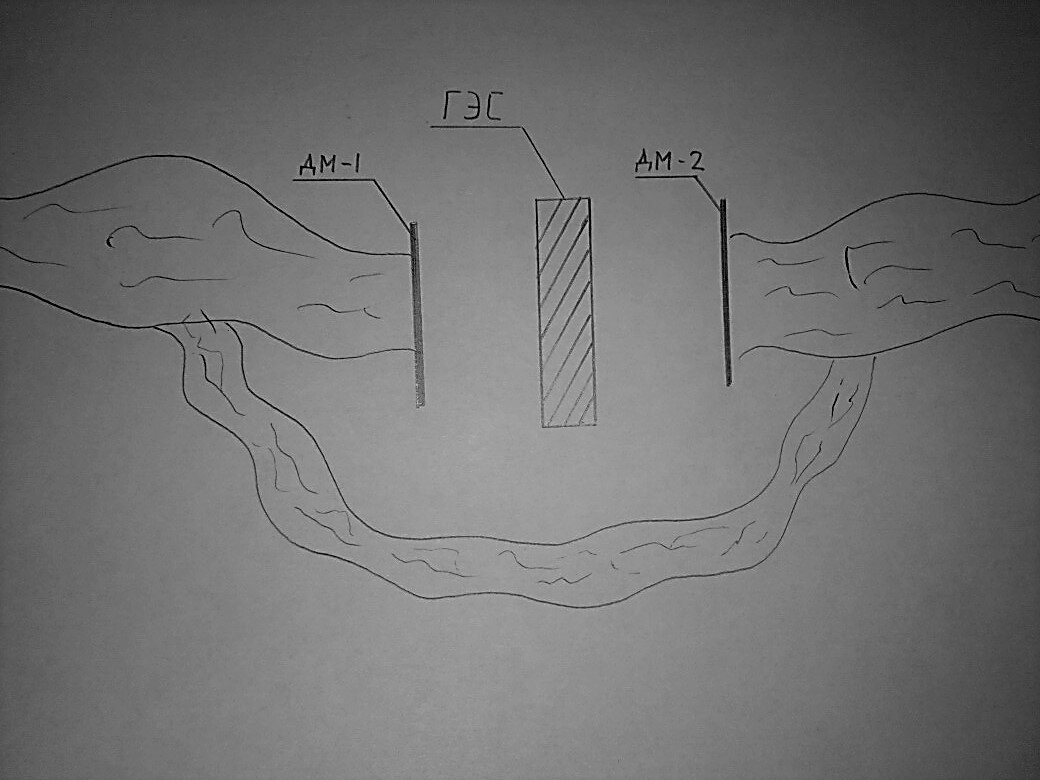                                           Упрощенная схема осушения 