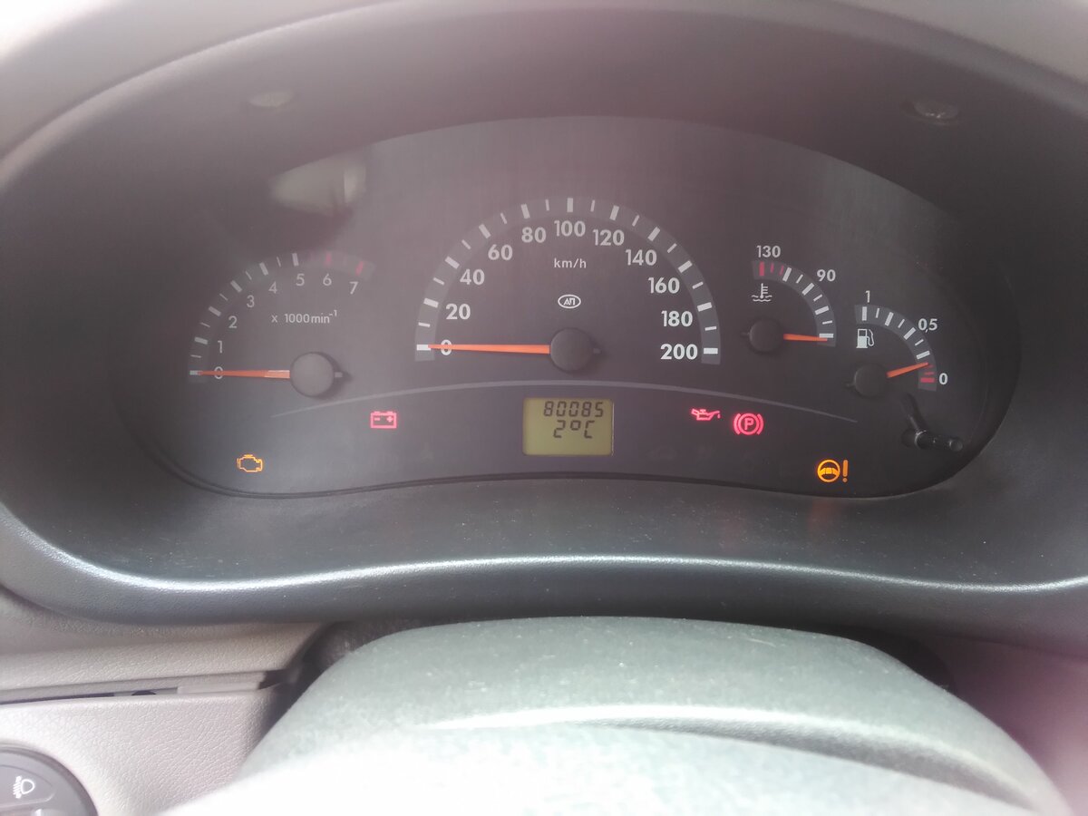 За эти годы мы с "Калиной" проехали 80000 километров, не участвовали ни в одной аварии, а  инспектора ГАИ останавливали всего 2 раза.