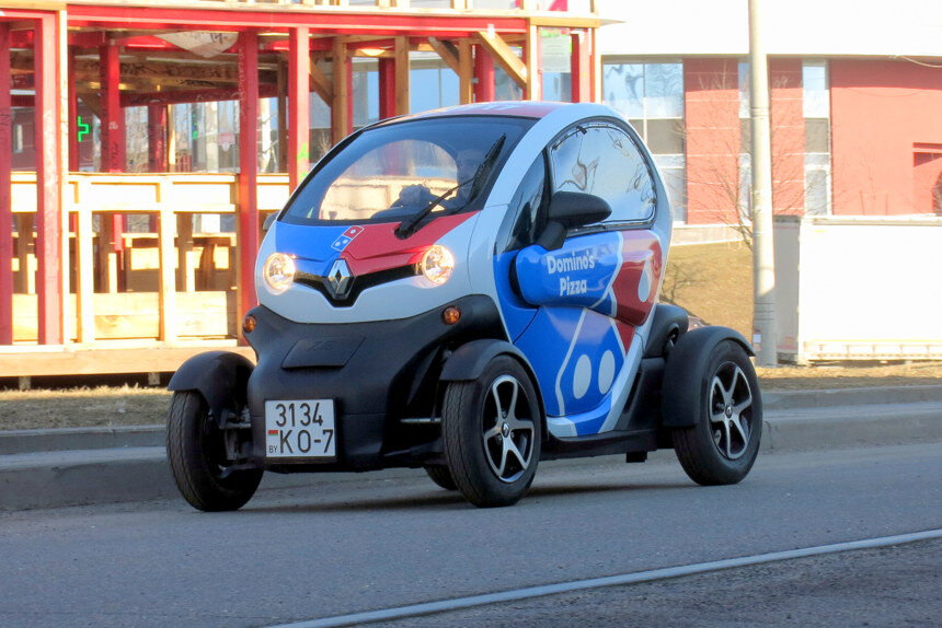 Renault Twizy электромотора