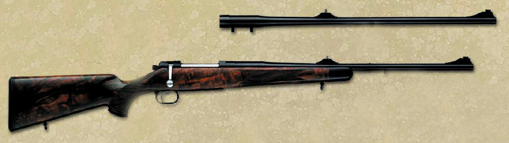 По­сле дол­го­го пе­ри­о­да про­из­вод­ст­ва ва­ри­а­ций клас­си­че­с­ко­го М98 ком­па­ния Mauser неожиданно предложил  вин­тов­ку мо­дуль­ной кон­ст­рук­ции.