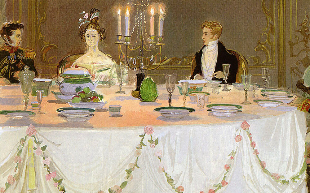 Евгений Онегин в ресторане Talon