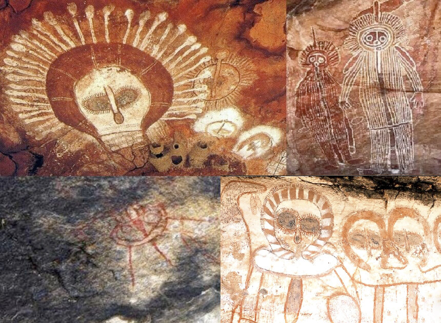 Наскальные рисунки инопланетян