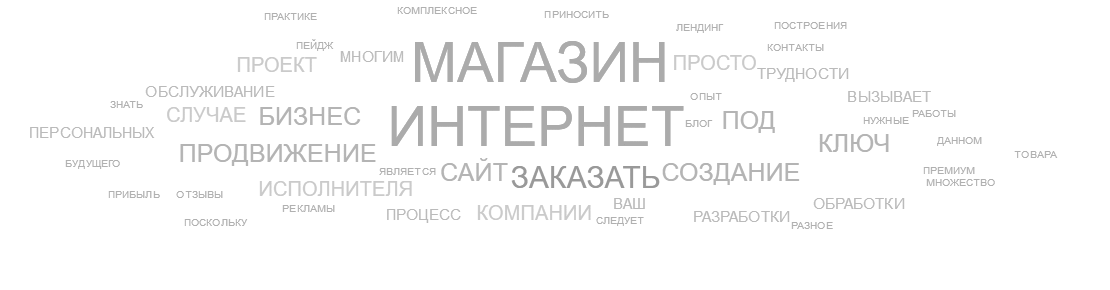 Заказать интернет магазин