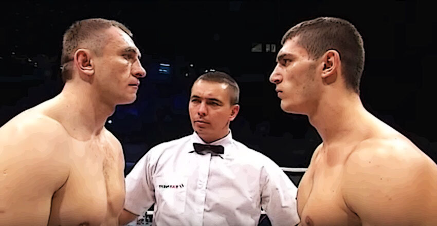 Томаш  (слева, синие перчатки)                                      Александр (справа, красные перчатки)                                                        