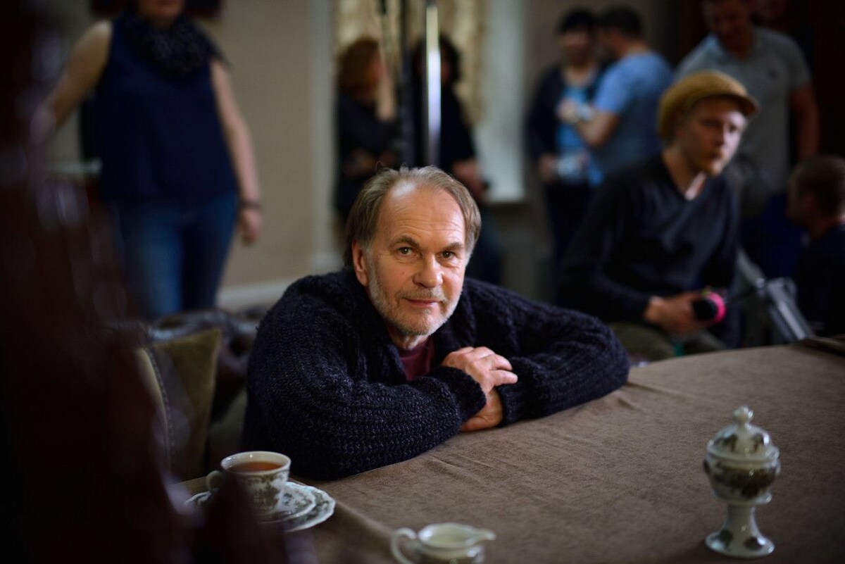 Алексей Гуськов на съёмочной плоащадке фильма «Элефант» 
Фото предоставлено Алексеем Красовским