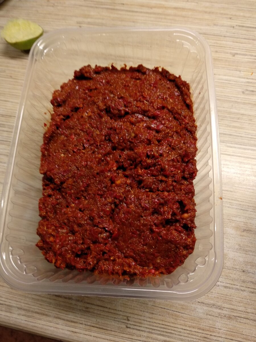 Готовая аджика.