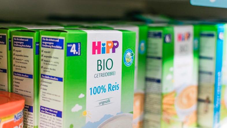 Производитель детского питания Hipp - одна из самых известных компаний среднего размера в Германии.