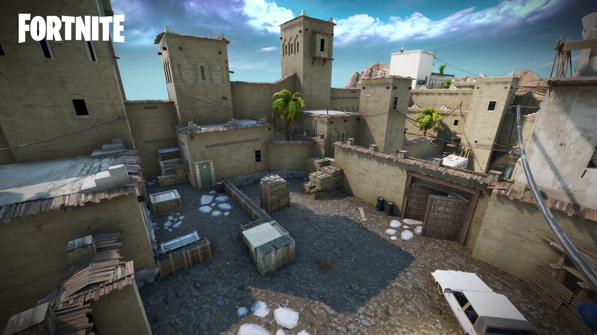 Dust 2 воссоздали в Fortnite – практически полная копия оригинала | Кибер  на Спортсе | Дзен