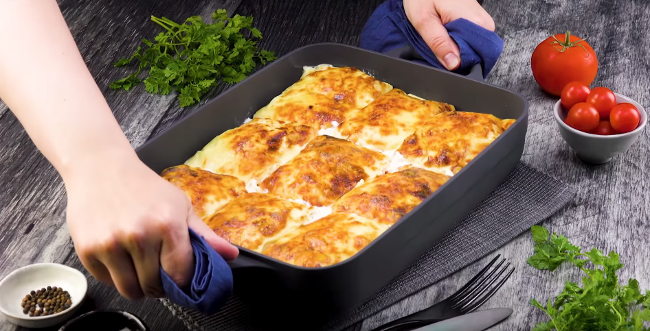 Блинная Запеканка С Курочкой: Пошаговый Рецепт Вкуснейшего Блюда.