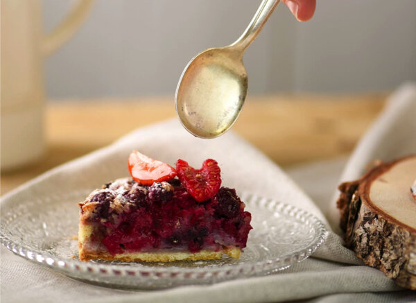 рецепт песочного пирога с ягодами