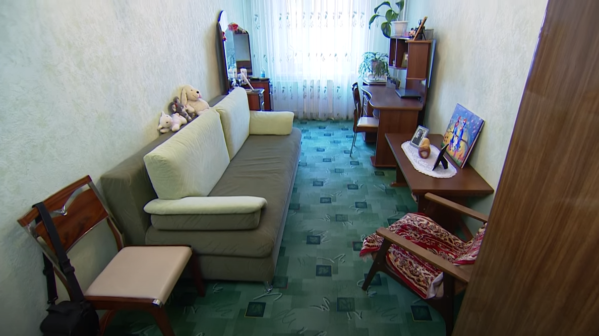 Комната до ремонта