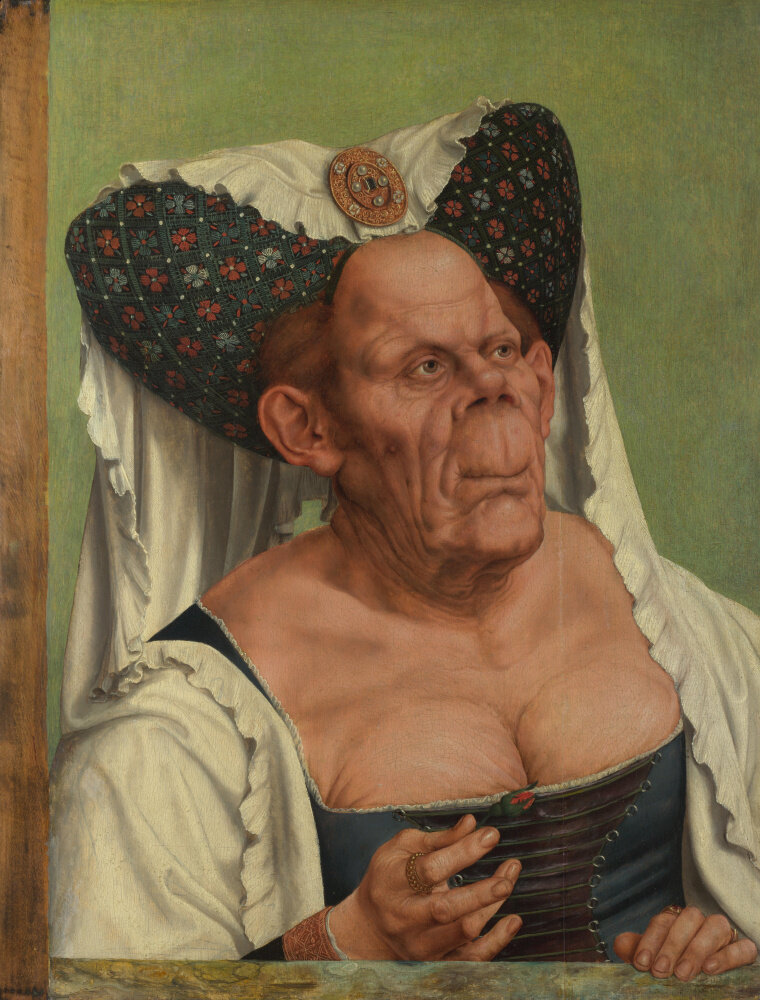 Уродливая герцогиня (Гротескный портрет старухи). Квентин Массейс, 1513