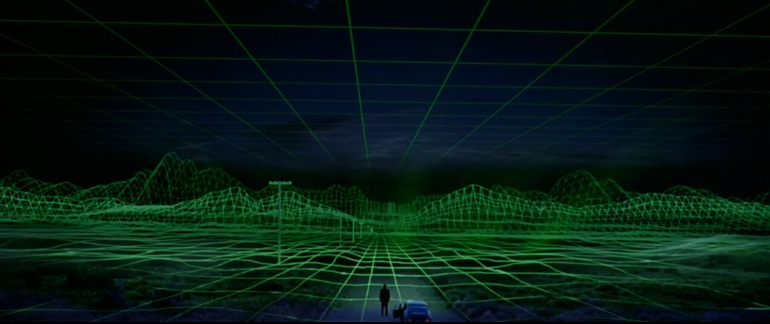 В отличие от Матрицы, в этом фильме концепция виртуальной реальности раскрывается несколько иначе (кадр из фильма)