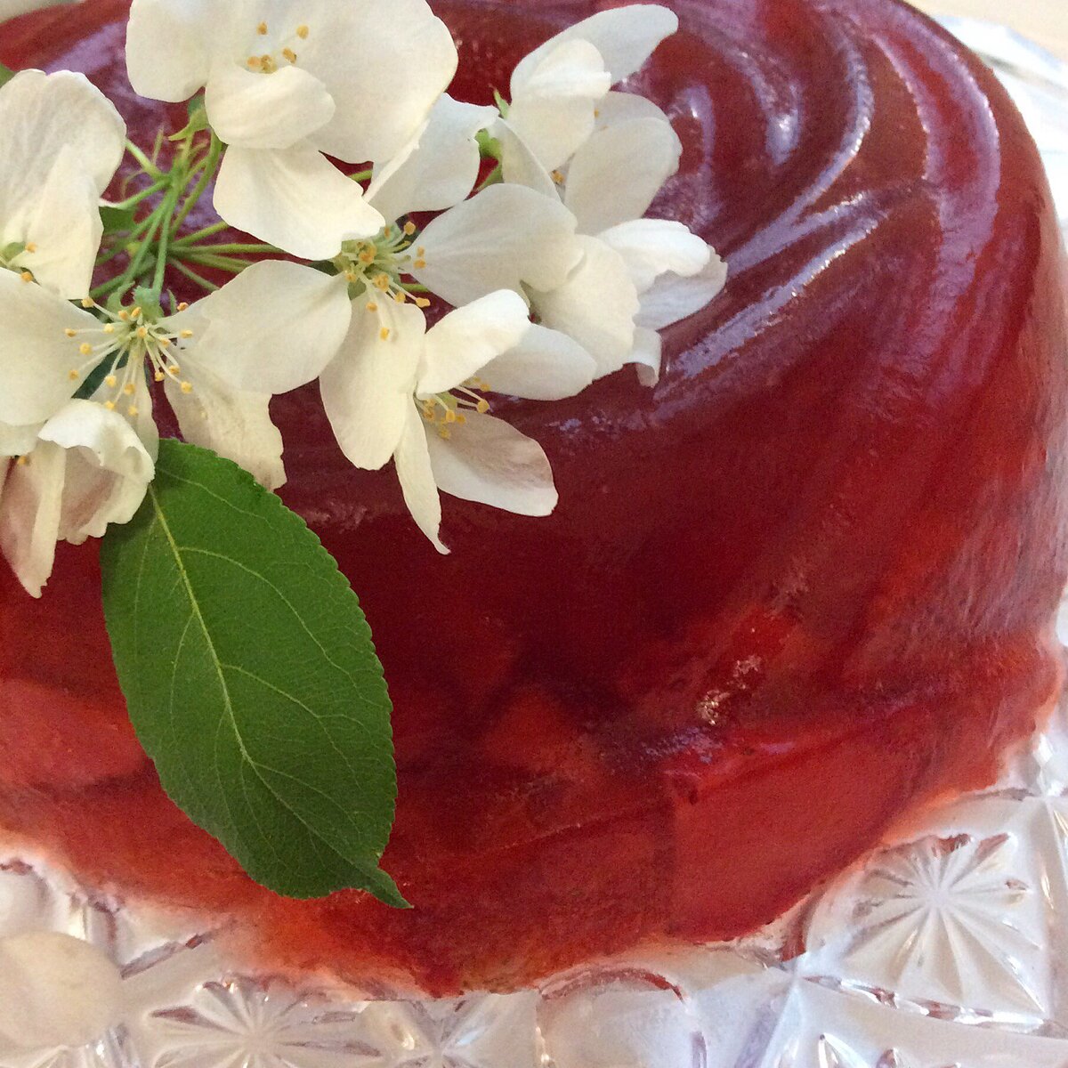 Ягодное желе с розовым вином 