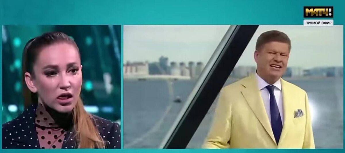 Момент с прямого эфира канала Матч ТВ