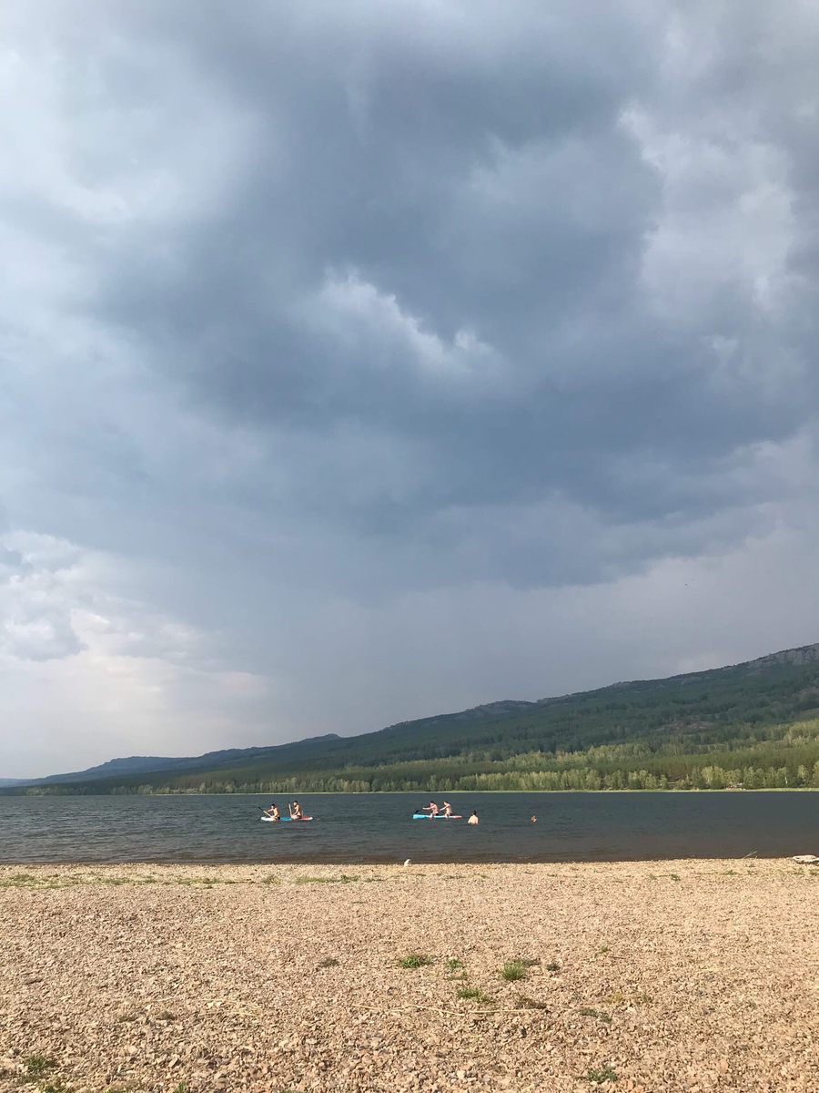 Пляж озёра Талкас