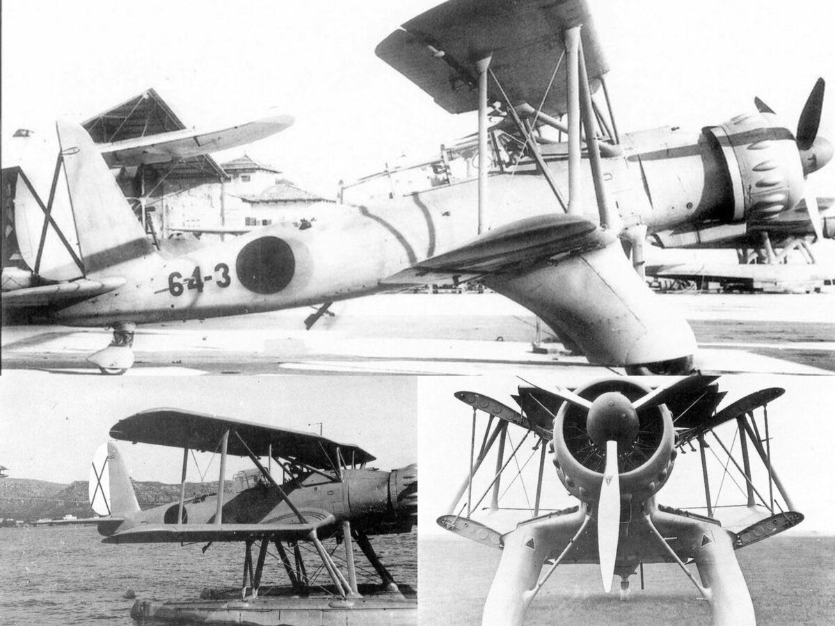 Испанский Арадо на поплавках и без