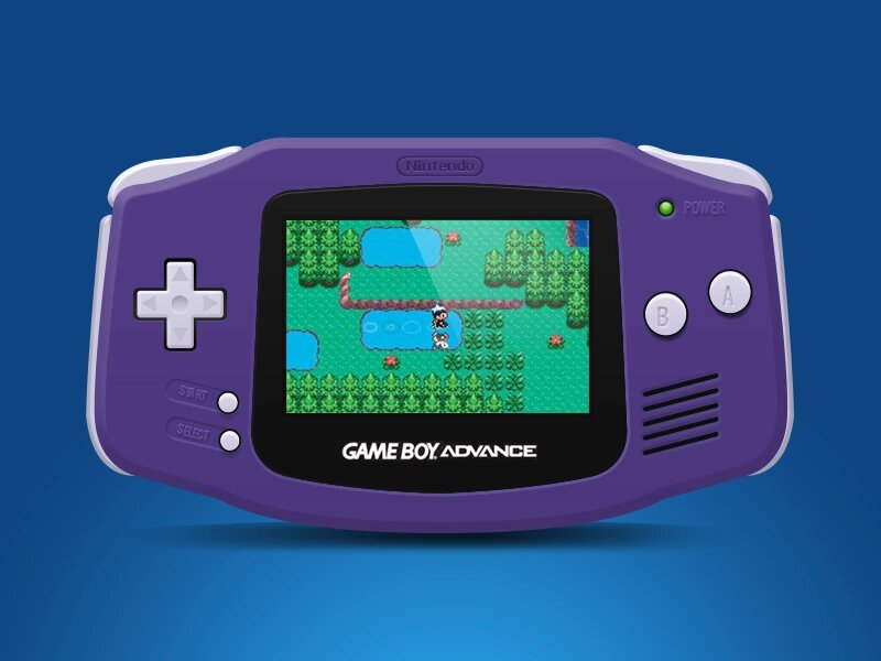 Новый Gameboy advance имел множество раскрасок.