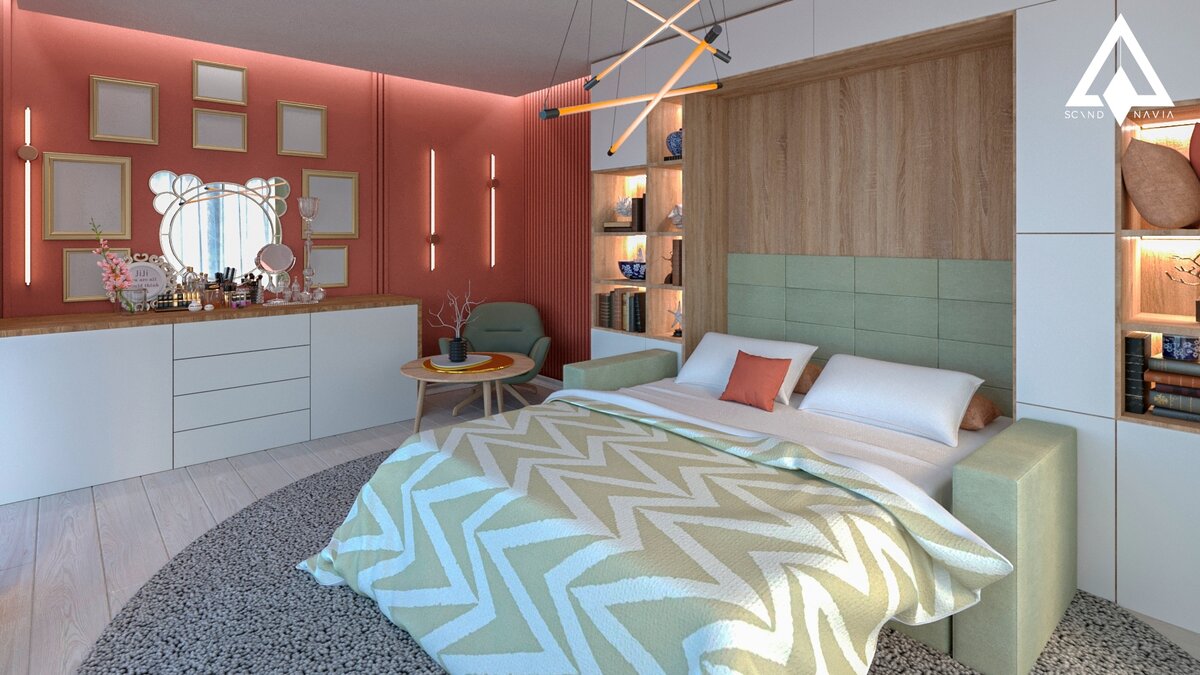 Как добавить яркие цвета в интерьер? | Мебель-трансформер «Скандинавия ...