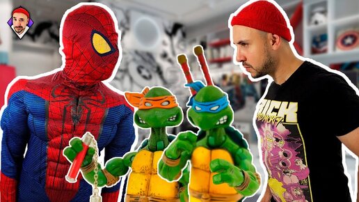 TOP ROB: РАСПАКОВКА ЧЕРЕПАШЕК-НИНДЗЯ TMNT ОТ NECA! ЛЕОНАРДО И МИКЕЛАНДЖЕЛО!ТОПЧИК ИЛИ НЕ ТОПЧИК?