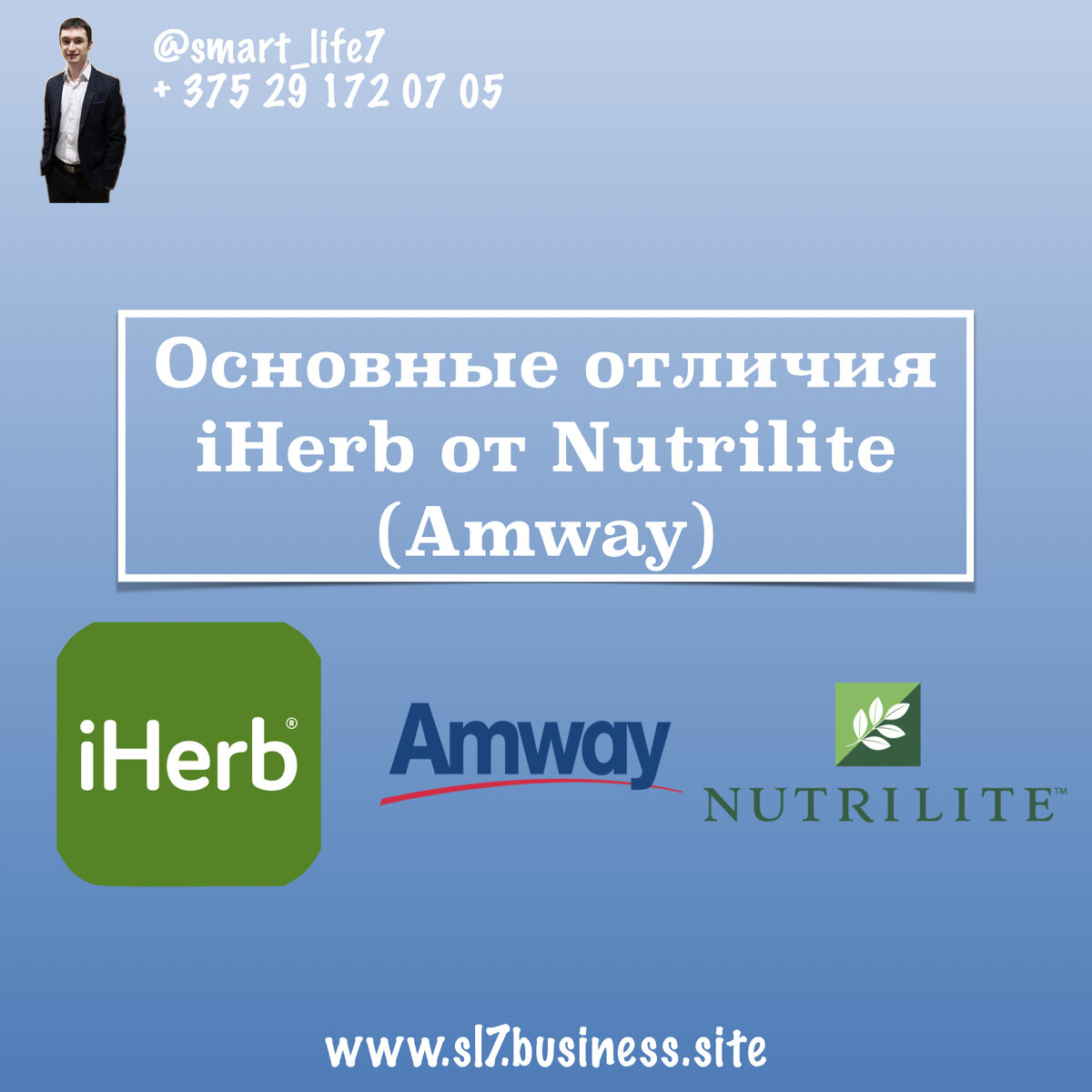 Amway (Nutrilite) и iHerb