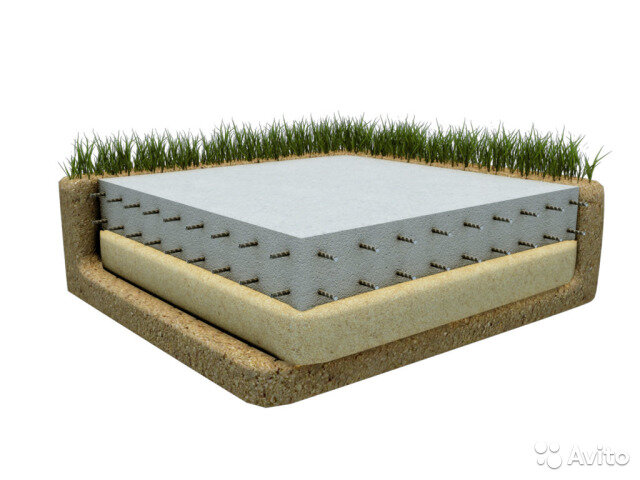 Классическая фундаментная плита