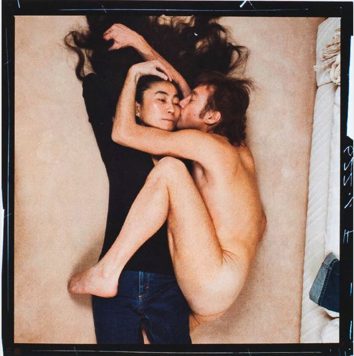 John Lennon and Yoko Ono, New York City, December 8, 1980