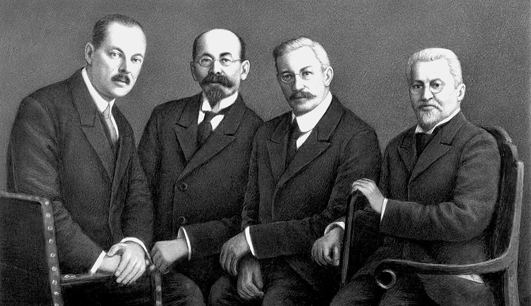 Представители кадетов. Конституционно-Демократическая партия 1905. Конституционно-Демократическая партия кадеты. Лидеры кадетов 1905. Милюков партия кадетов.
