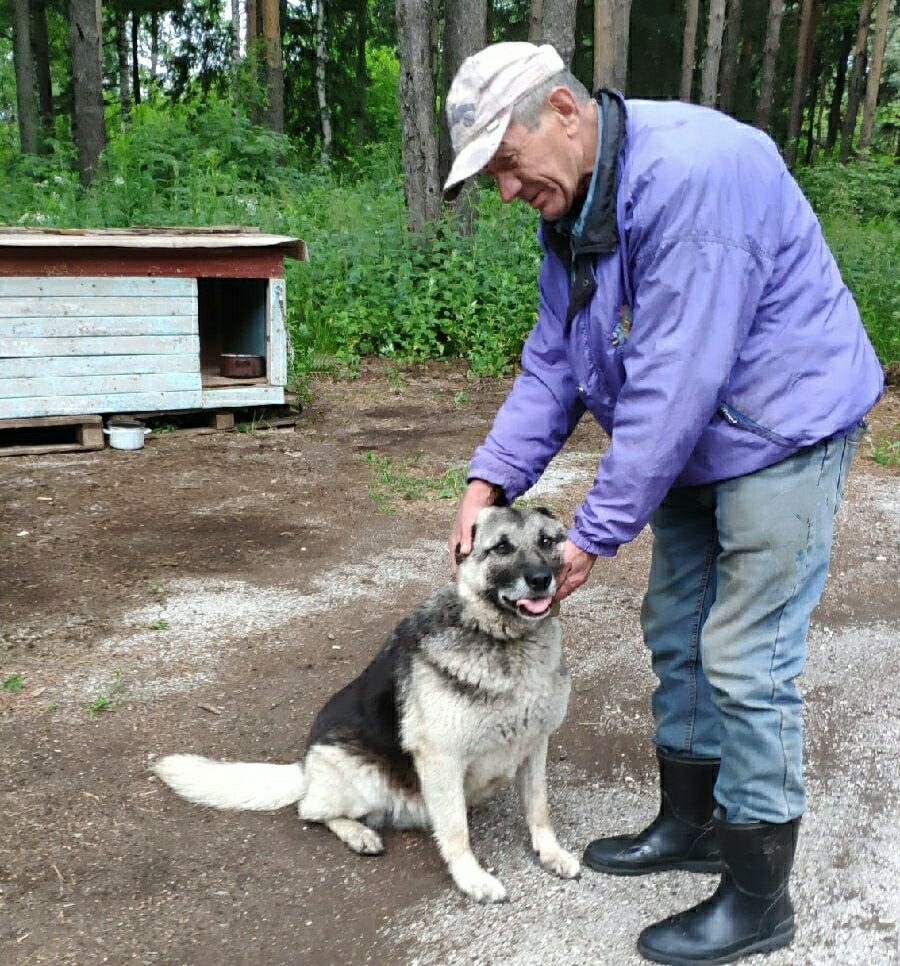 Любовь  к  братьям  нашим  меньшим  читается  во  взгляде,  в  каждом  движении Леонида