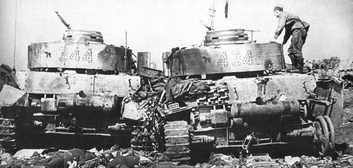 Два немецких Panzer IV сбиты под Бобруйском