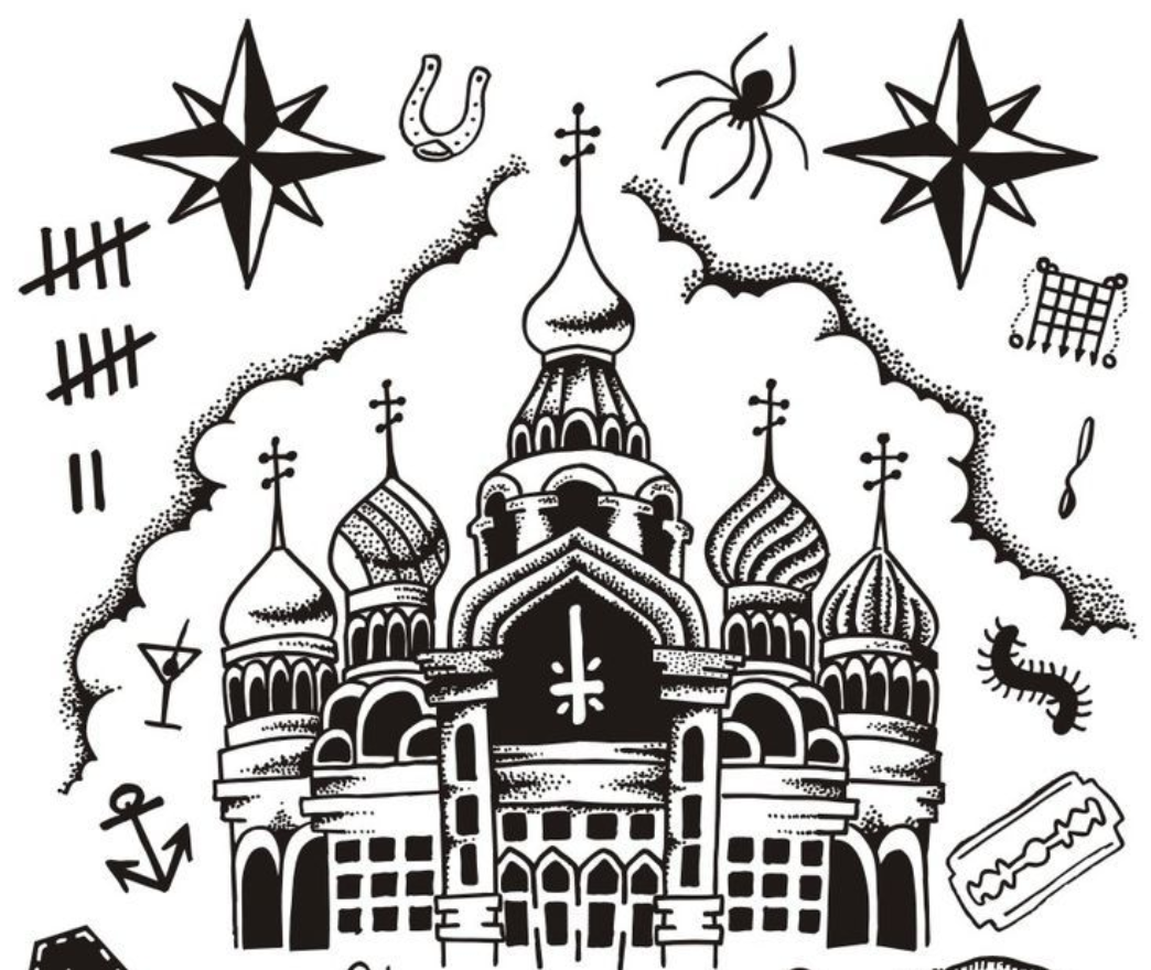 Эскиз купола на спину