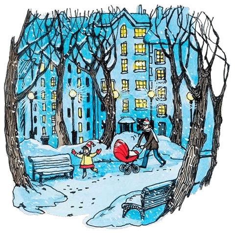 Иллюстрации художницы Елены Белоусовой. "Аврора из корпуса "Ц", М, "Махаон", 2016