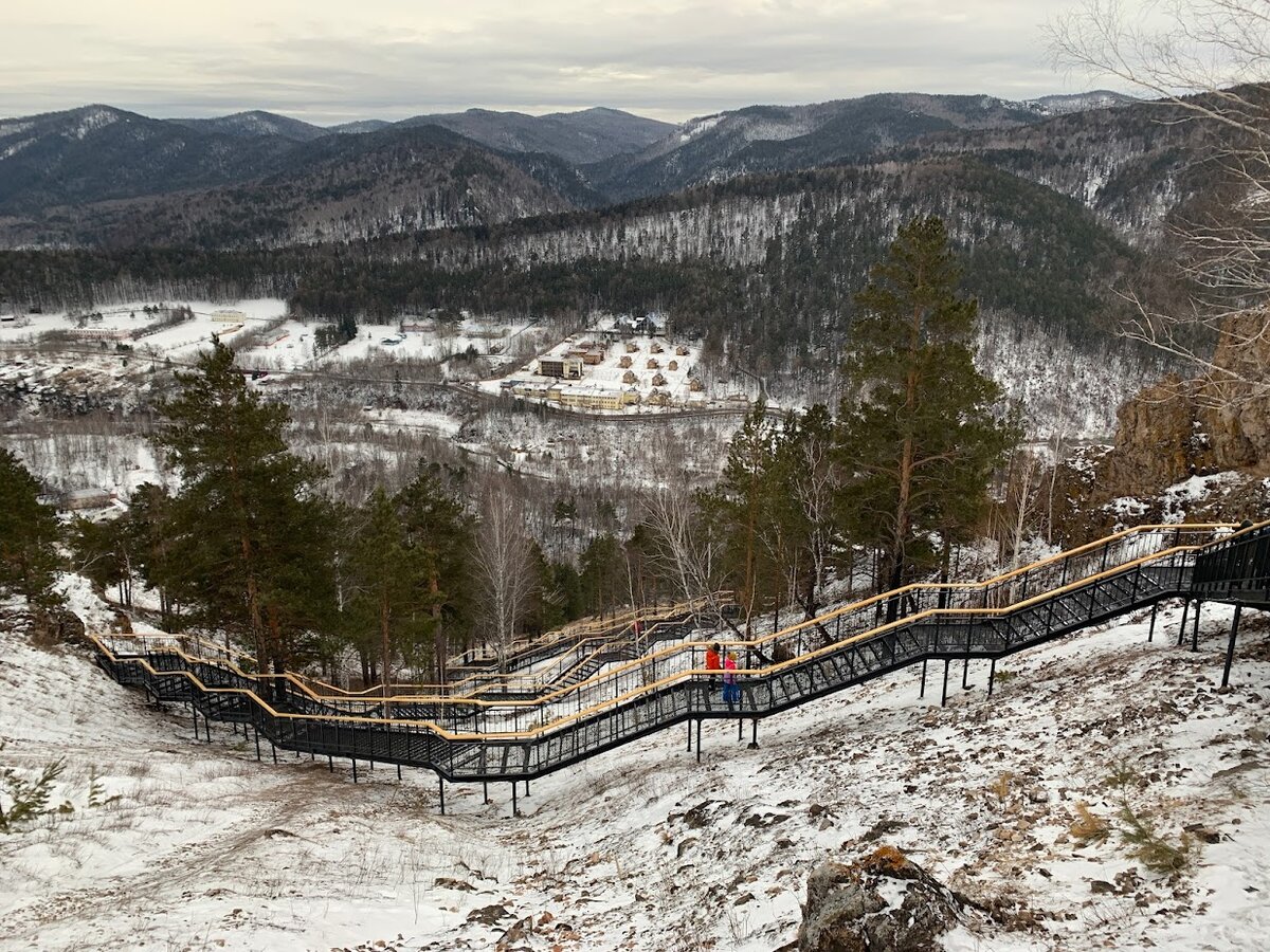 Лестница в красноярске на торгашинский хребет фото