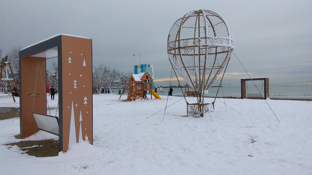 Зима 2022 в Анапе