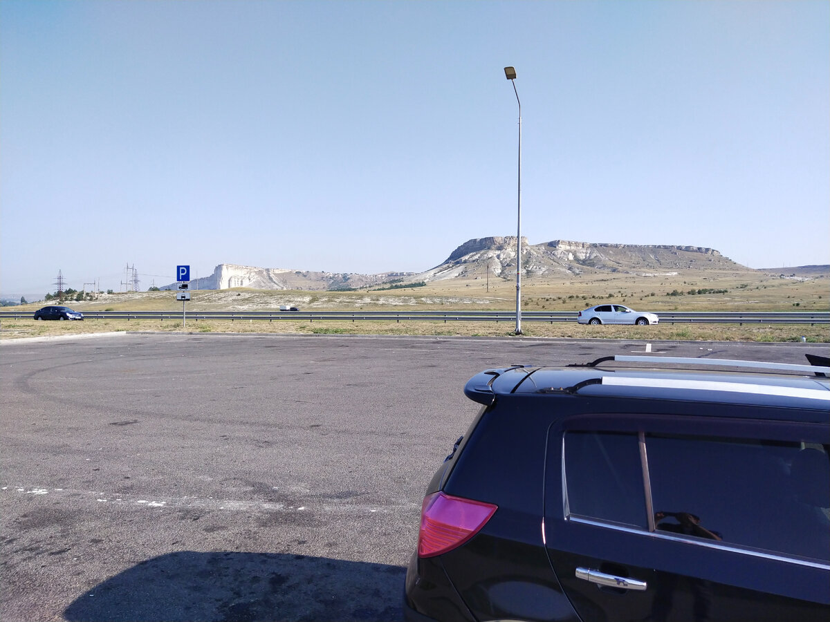 Зона отдыха возле Белогорска трасса Таврида