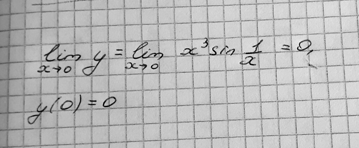 Доказываем, что функция непрерывна