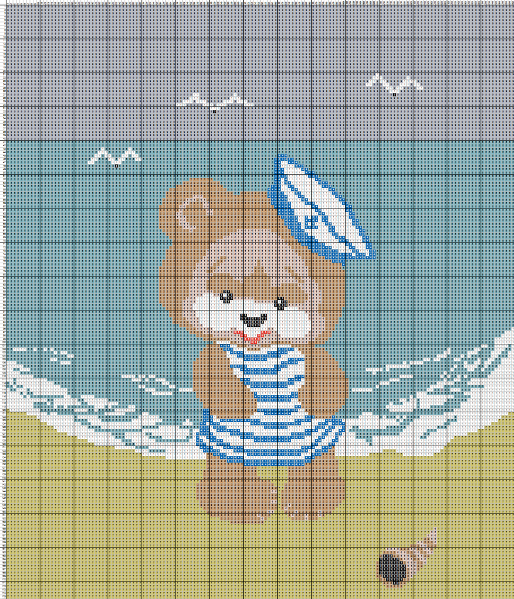 схема к пледу.