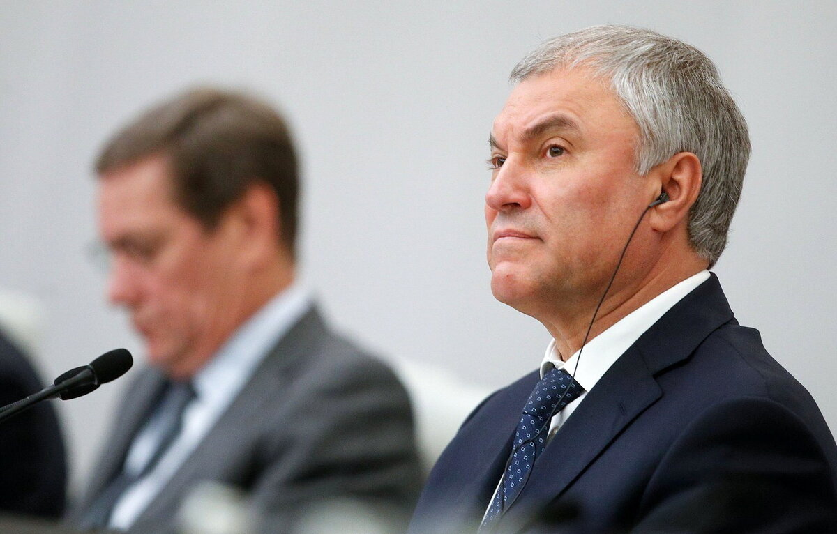    Спикер Госдумы РФ Вячеслав Володин  Пресс-служба Госдумы РФ/ТАСС