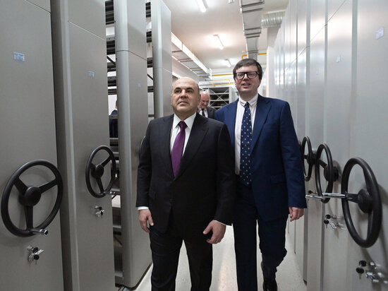     Михаилу Мишустину показали «восставшее из пепла» здание ИНИОН. Фото: goverment.ru