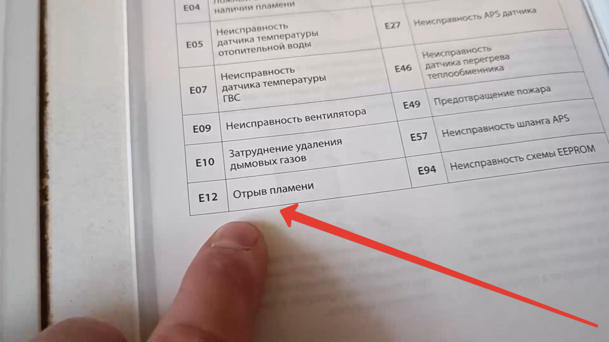 Навьен ошибка 12 КАК УСТРАНИТЬ? На Котел Navien ошибка 12