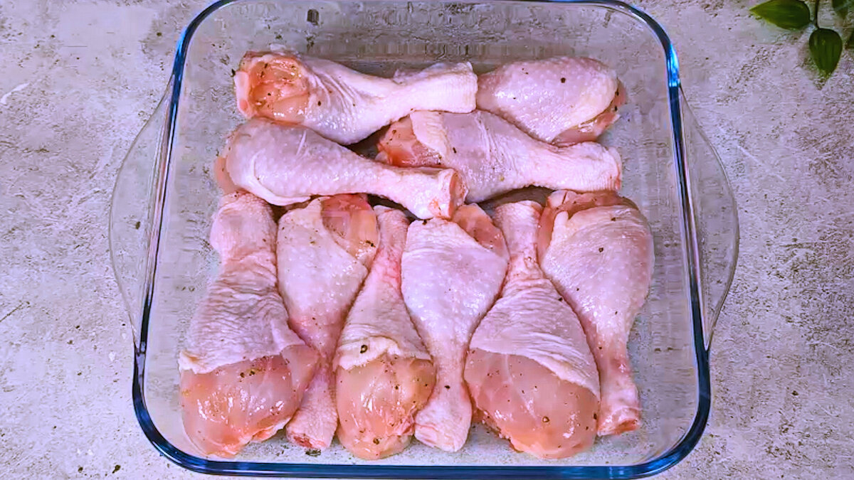 Куриные голени на сковороде