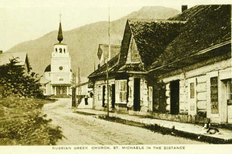 Ситха, США, вид на Михайловскую церковь