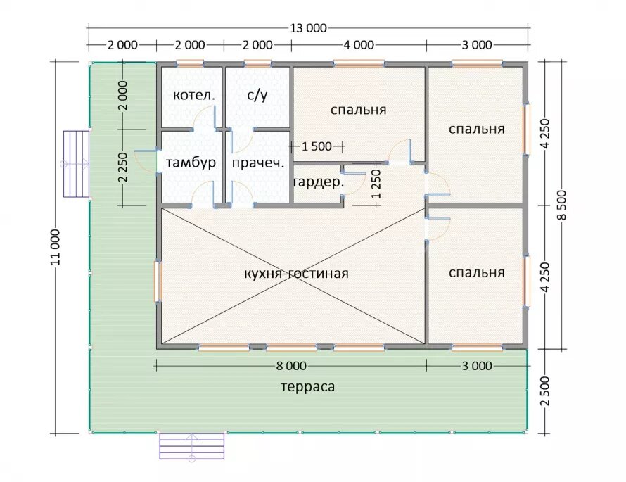 Планировка проекта К-40