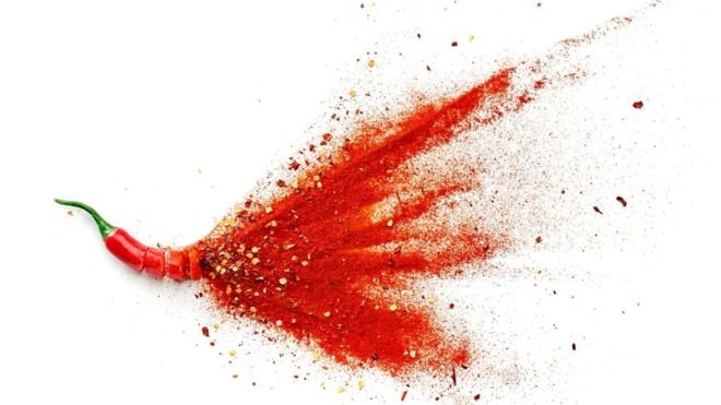  Правообладатель иллюстрации Getty Images   Image caption                      Перец чили сочетает суровую жгучесть с антибактериальными свойствами, которые могли быть полезны в те времена, когда холодильники еще не были изобретены                   