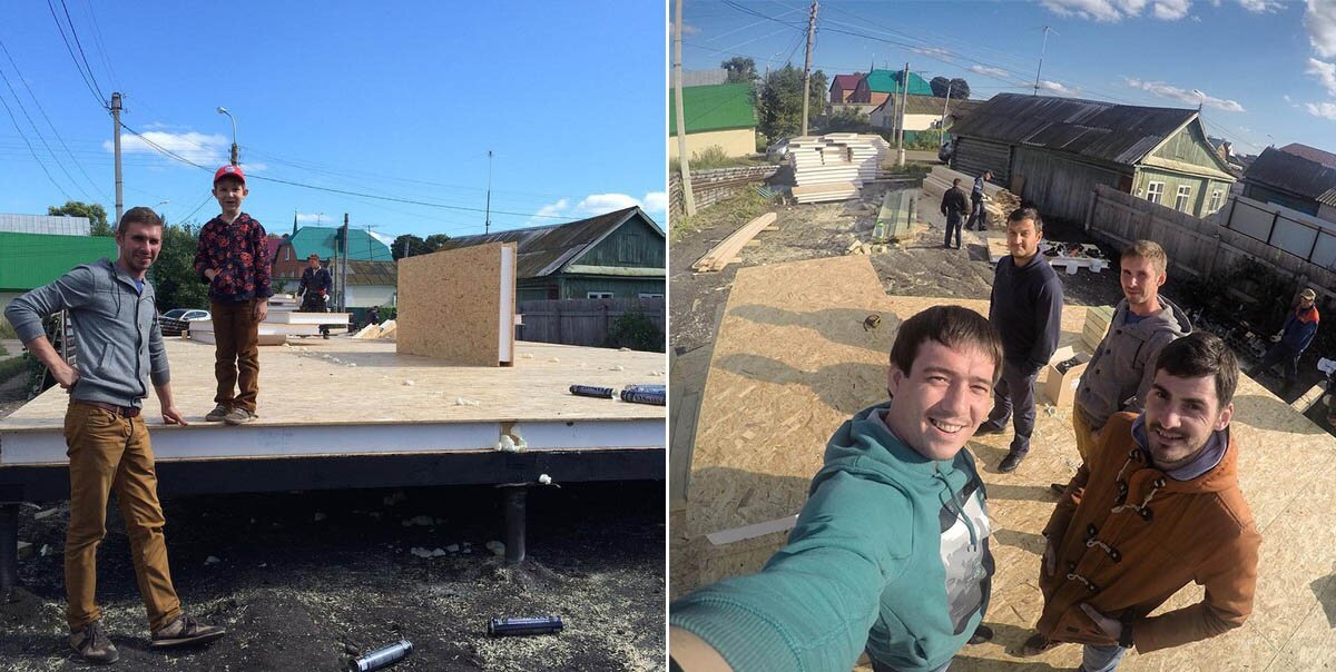Александр с радостью сменил рекламный бизнес на строительный, а квартиру в многоэтажке — на дом, который построил собственными руками 