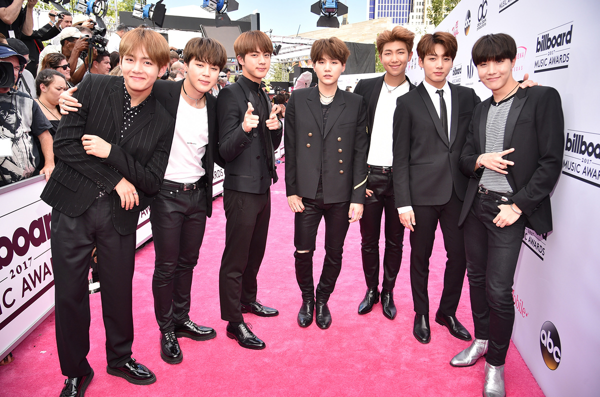 BTS на Billboard Music Awards, май 2017 года